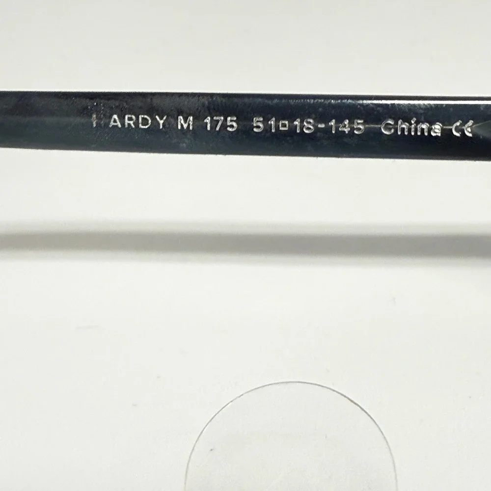 Warby Parker Ardy M 175 Eyeglasses Frames Blue‎ Grey Rectangle 51-18-145